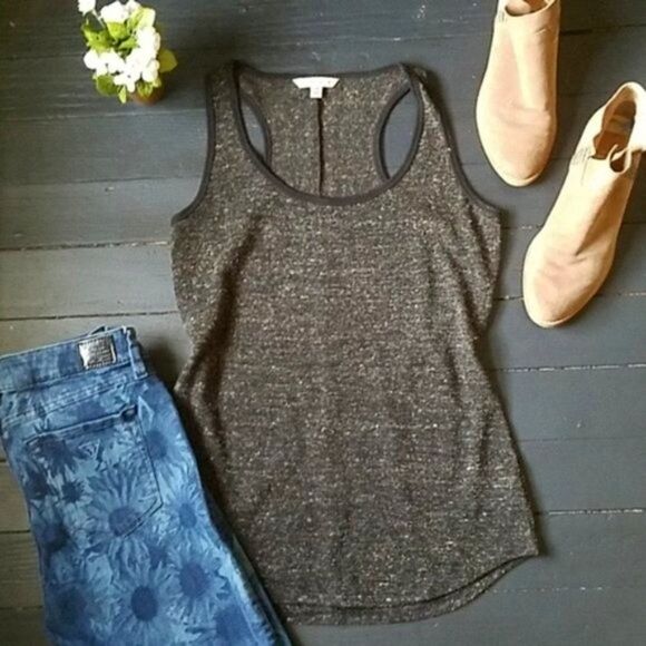 CAbi grey heavy knit tank top - Picture 1 of 7